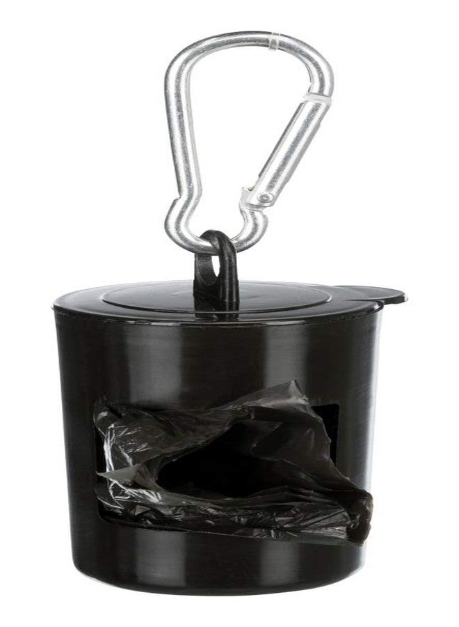 Trixie: - Poop Bag Dispenser with Karabiner | Made of Sturdy Enough Material to Pick up Your Pup's Poop | Leak-Proof and Easy to Use, Prevents Unwanted Mess | Assorted Colours - 2 Rolls of 20 Bags - Image 5